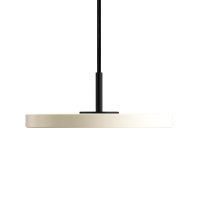 Umage Asteria Micro Hanglamp Met Dimmer Parelwit/ Zwart Top