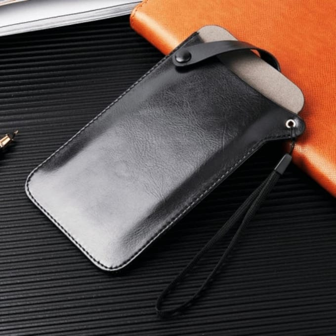 CaseBody Pocket Sleeve met Riemband Zwart L