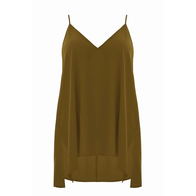 Vrouwelijke Crêpe Tanktop Mat Fashion Essential