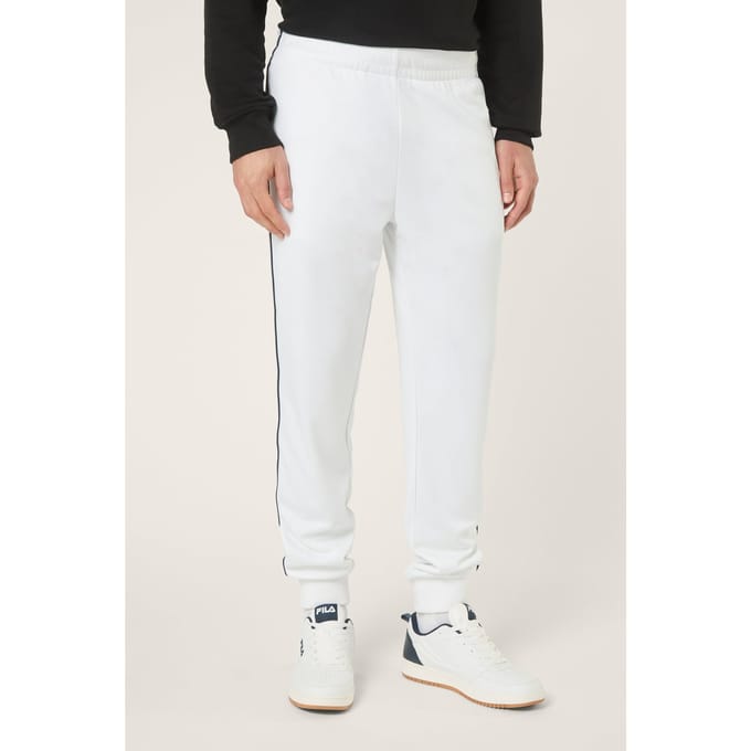 FILA Sagano Regular Track Pants Bright White-black Iris Taglia: M | Pantaloni Outlet | Uomo | Viola