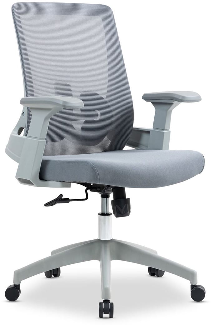 CAPVAL ergonomische en in hoogte verstelbare bureaustoel - grijs