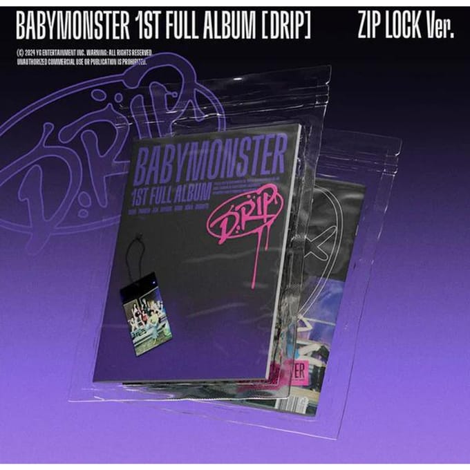 BABYMONSTER - [DRIP] 1e VOLLEDIGE album Zip lock