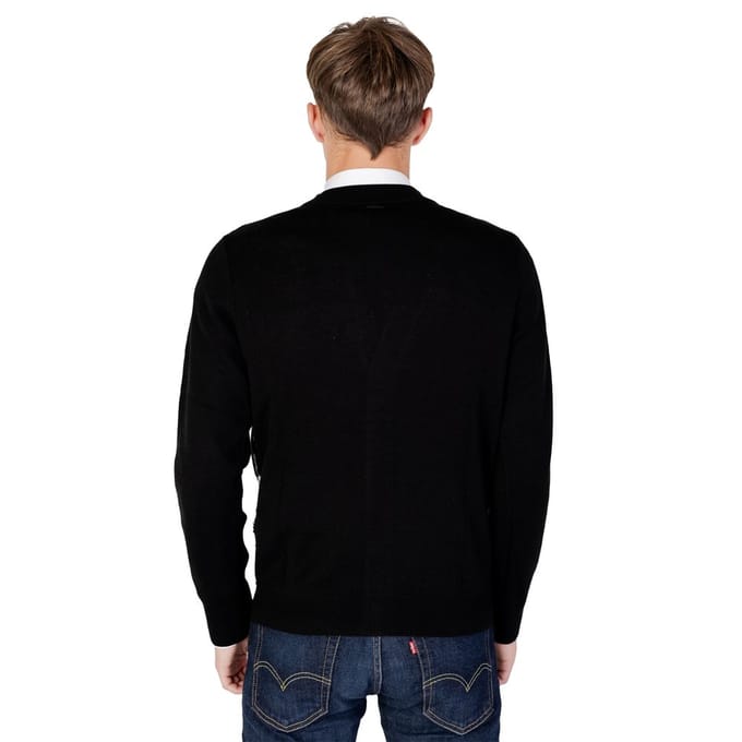 Zwart Witte Cardigan Breigoed