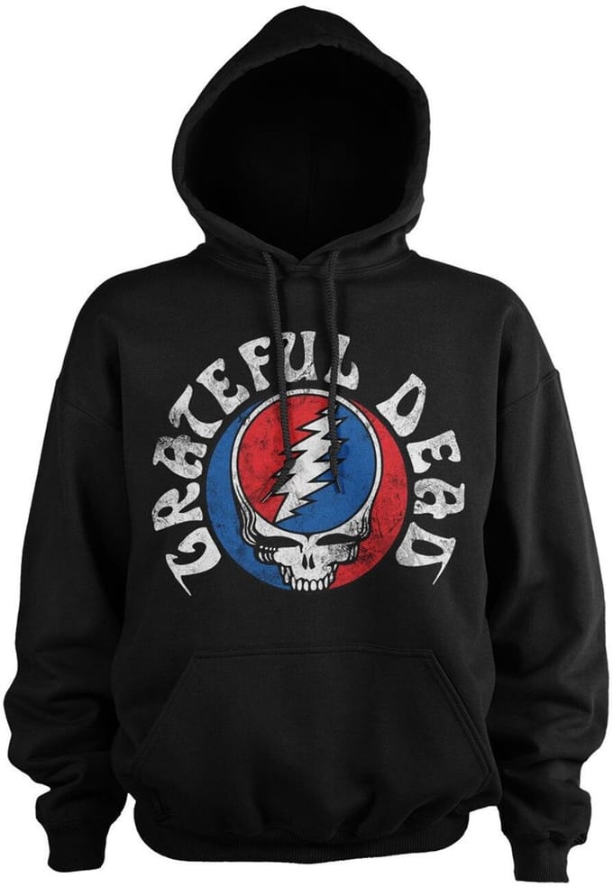 Grateful Dead Hoodie met distressed-look WMX-3-GD032-H96-13