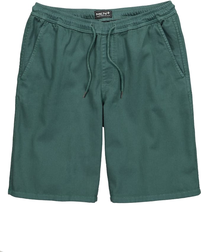 Men Plus - Heren - bermuda FLEXLASTIC® relaxed fit tot 8XL - Grijsgroen - Maat 8XL