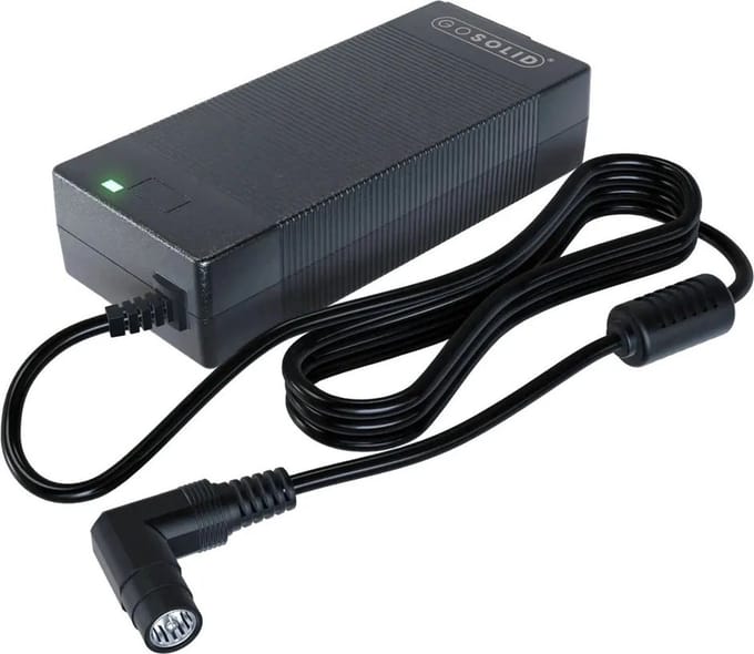 GO SOLID! ® Oplader geschikt voor Minerva e-bike met tulpstekker model SSLC084V42X