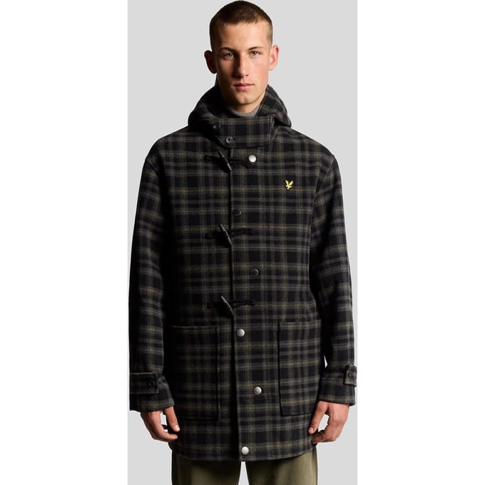 Modulaire tartanjas betreft jas Lyle & Scott