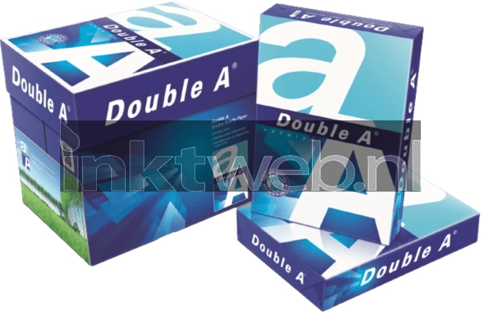 Double A Premium printpapier ft A4, 80 g - 2500 vellen (Doos met 5 pakken van 500 vel)