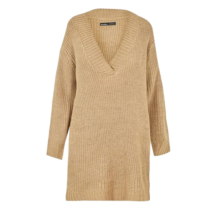 Threadbare Dames/Dames Adeline grof gebreide trui (Steen)