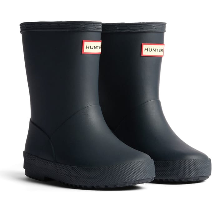 Hunter Kinderen Eerste Geïsoleerde Laars Rubber Kinderen Hunter Marineblauwe Wellingtonlaarsen
