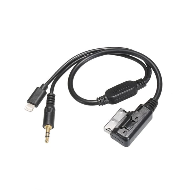 3,5 mm AUX-interfaceadapter met lijn Geschikt voor VW MDI AMI MMI iPad iPhone 5 6S
