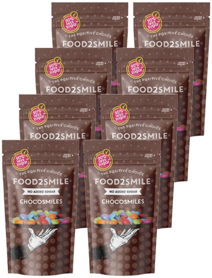 Food2Smile | Chocosmiles | 8 stuks | 8 x 85 gram