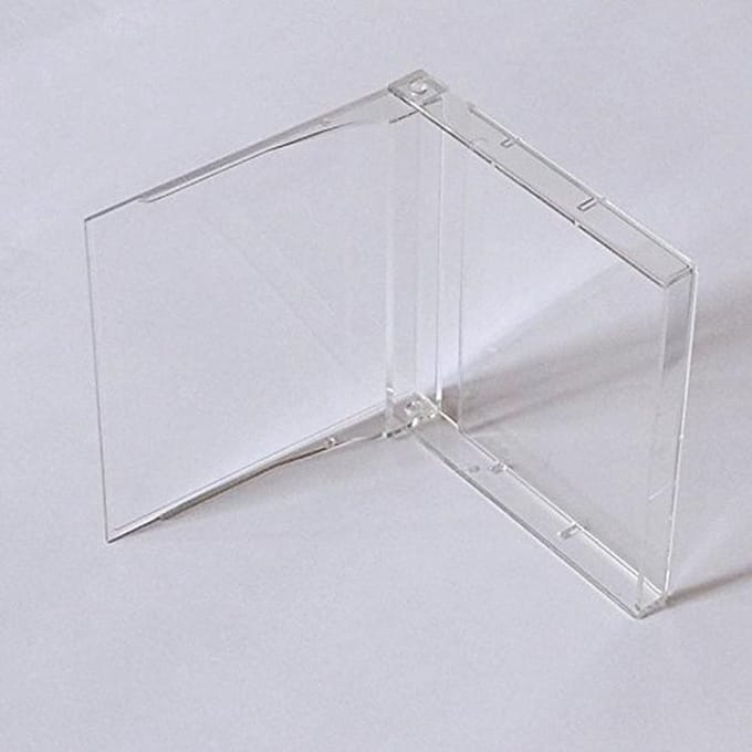 MiniDisc Hoezen Set van 20 - Transparant Kunststof, 64mm x 74mm