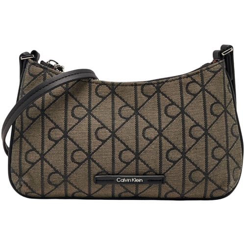 Handtas Calvin Klein Jeans EMBLEM AOP JACQUARD CONV MINI