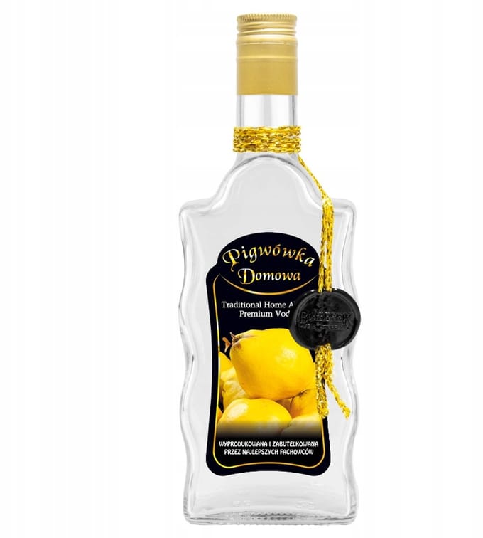 Bimberek - Decoratieve Fles - 500ml - Stevig Glas - Ongaarde Spoelkraag