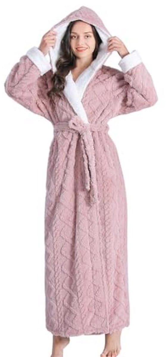 Dames Badjassen van Flanel Fleece