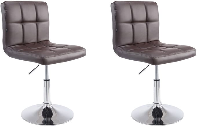 CLP Palma V2 Set van 2 Lounger - Kunstleer bruin