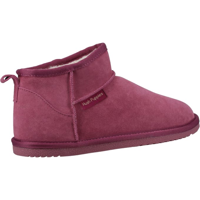 Hush Puppies Ashanti Suède Vrouwen Pantoffels Roze