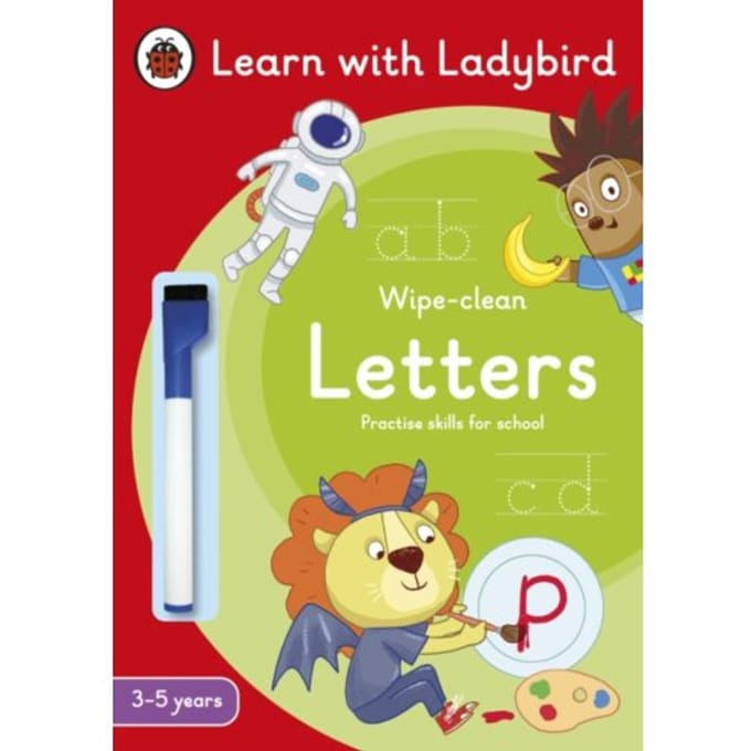 Letters: A Learn With Ladybird Wipe-Clean Activity Book 3-5 Years - Ladybird