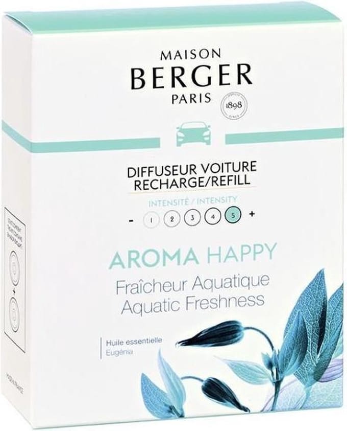 Autoparfum navulling - Aroma Happy - Fraîcheur aquatique