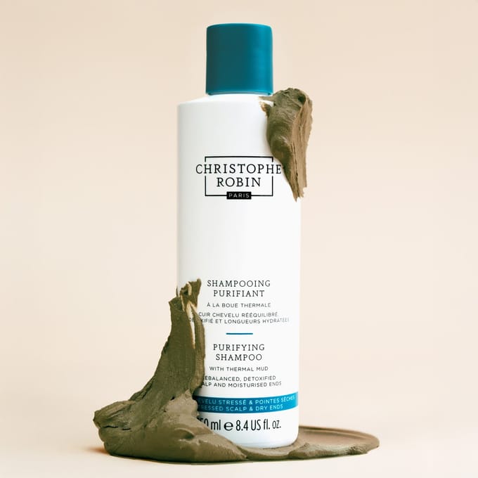 Christophe Robin Purifying Shampoo with Thermal Mud 250ml