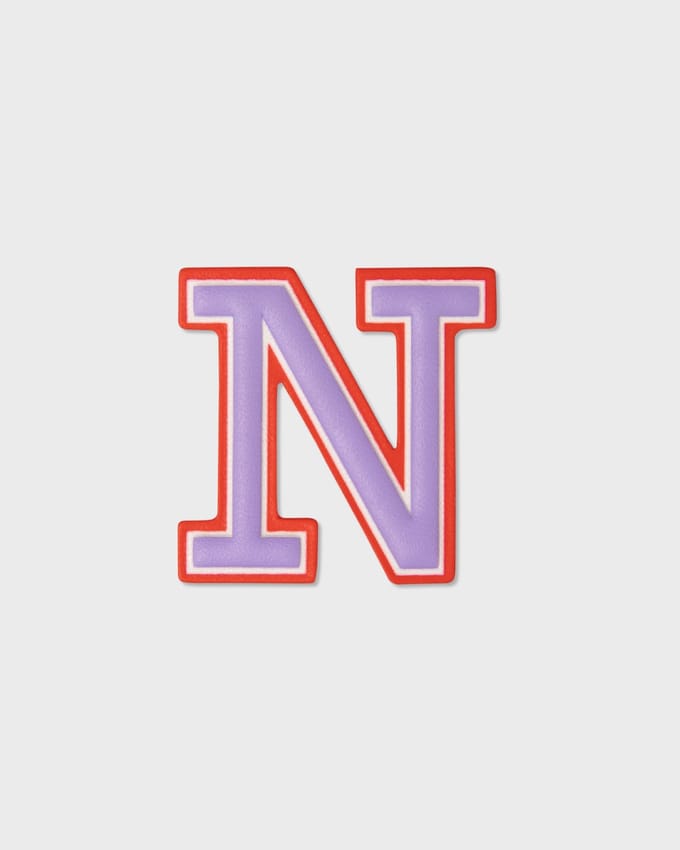 N Letter Sticker