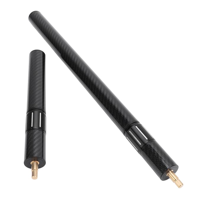 Rallonge télescopique pour queue de billard en fibre de carbone 17 pouces 9 pouces LP pour queue de billard black