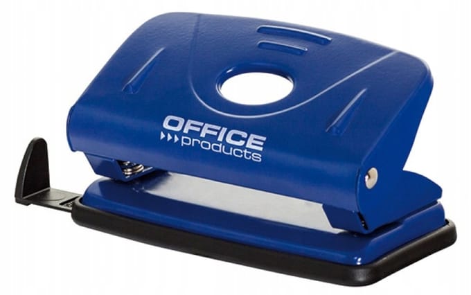 Perforator 2-gaats, 12 vel, blauw