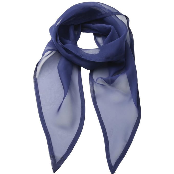Premier Dames/Dames Chiffon Sjaal (Marineblauw)