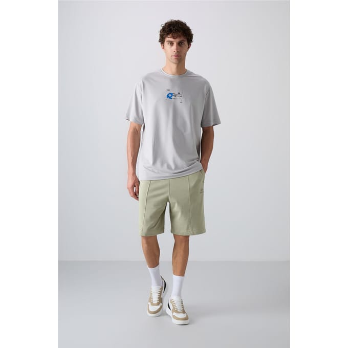 Heren Gebreide Sweatshorts