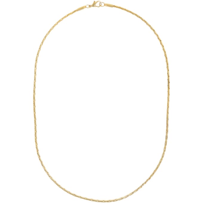 Behave – Ketting dames – Goudkleurig twisted schakel – Nikkelvrij