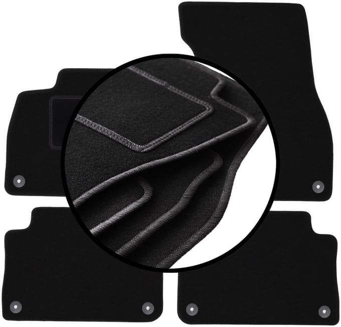 Complete set veloursmatten voor: Audi e-Tron SUV (2018-)