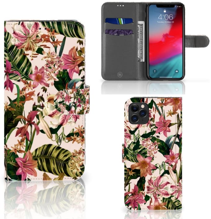 Apple iPhone 11 Pro Max Hoesje Flowers