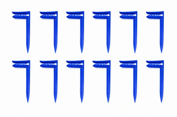 12 Stuks Strandlakenklemmen - haring - grondklem - strand - picknickklem