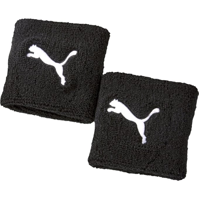Puma set van 2 zweetbandjes - Zwart
