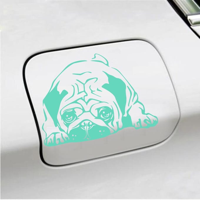 Bumpersticker - Hond - 11,6 X 16 - Mint