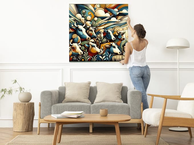 Kunstprint | Wanddecoratie | Dibond | 60 × 60 cm