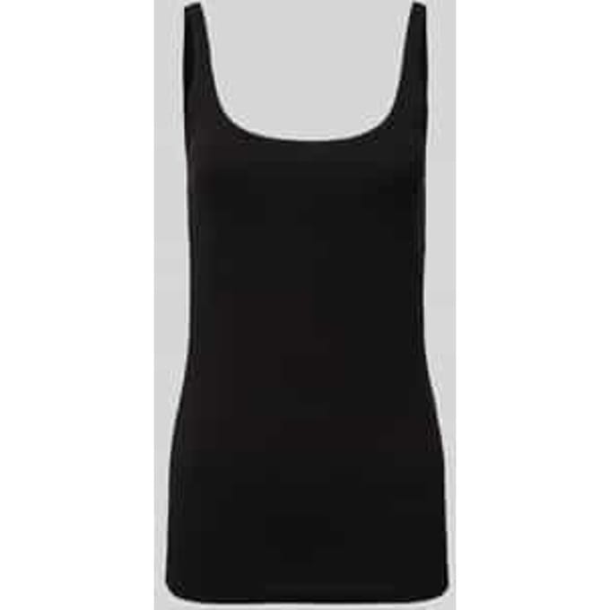 Slim fit tank top van katoenmix model 'Ina/Dailies'