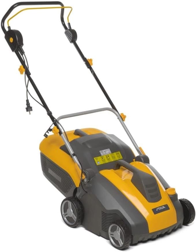 Elektrische Grasmaaier en Beluchter 1500W - 38cm Werkbreedte
