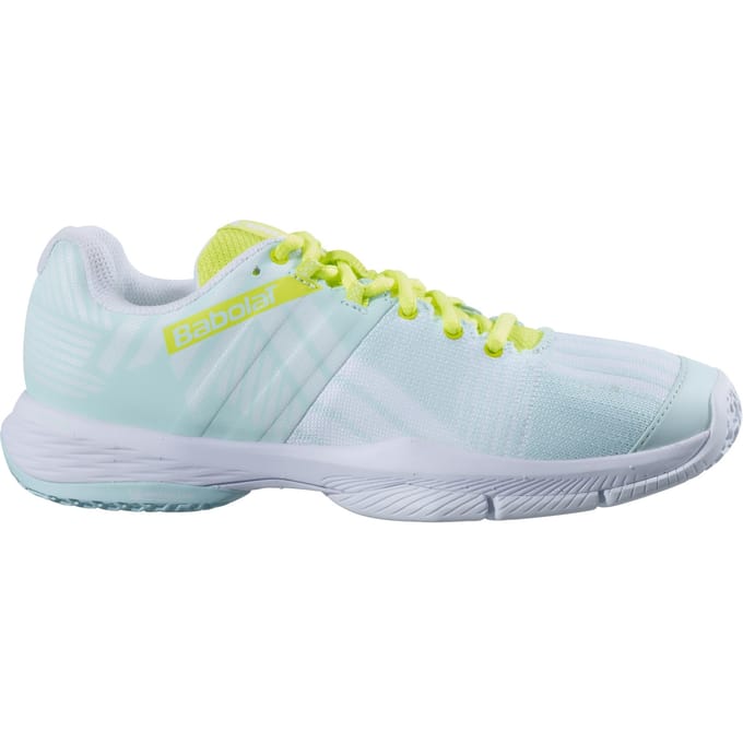 Babolat Sensa Women padelschoenen - wit / sulphur spring - maat 40½