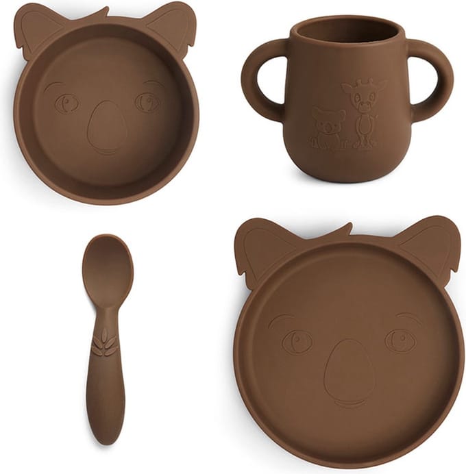 Nuuroo Siliconen Kinderservies Koala Lykke