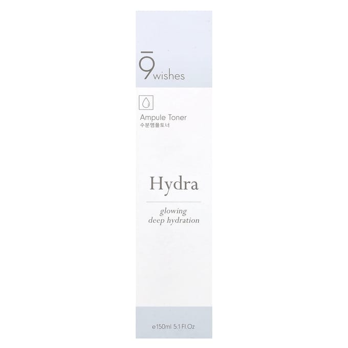 9Wishes, Ampoule Toner, Hydra, 150ml (5.1fl oz) white