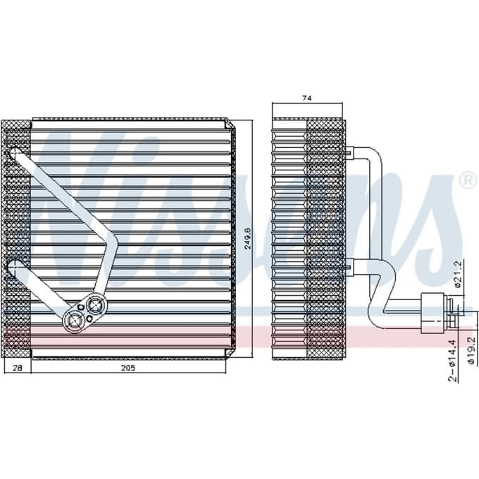 Verdamper, airconditioning NISSENS 92342