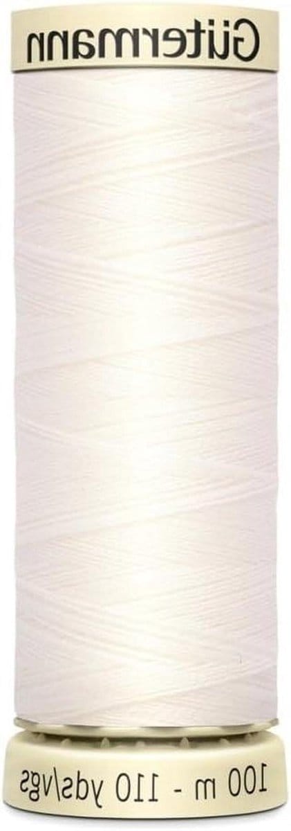 Naaigaren Set - Polyester Garen - Kleding Repareren - Hoge Temperatuur Wasbaar - 100 Meter - Wit