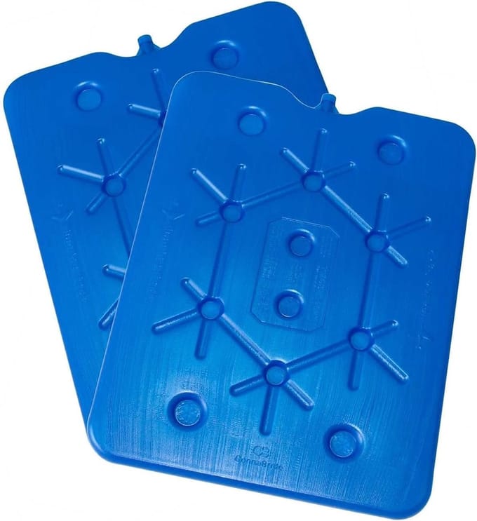 2x Dunne Koelaccu's (400 ml) Blauw - IJsblok / Koeling voor Koeltas & Koelbox