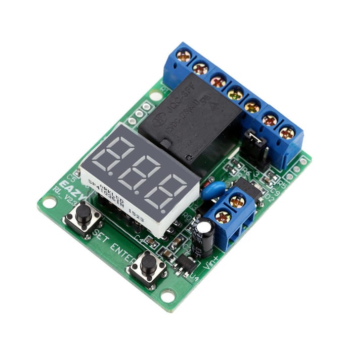 DC 12V spanningsdetectie opladen ontladingsmonitor testrelaisschakelaar besturingskaartmodule