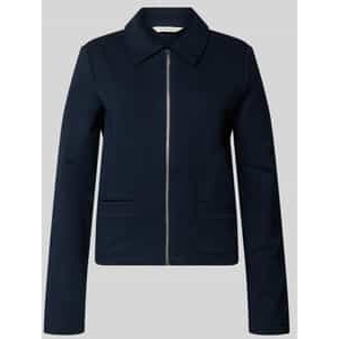 Tom Tailor - Regular fit jas met rits - Maat XL - sky captain blue