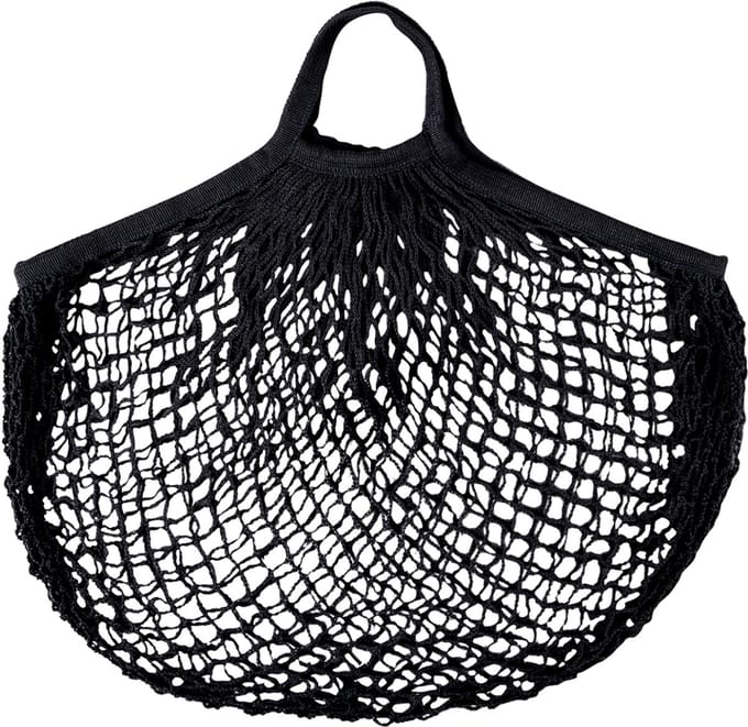 Esschert Design Net Boodschappentas Zwart