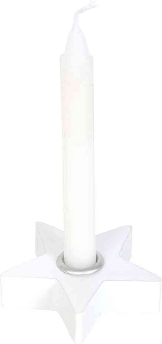 Something Different - White Star Spell Kaarsenstandaard - Wit
