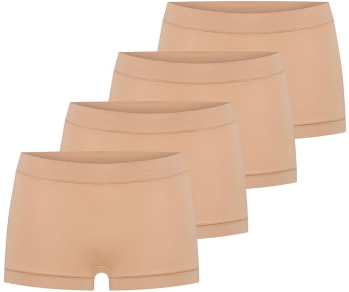 Schiesser Dames boyshort 4 pack Unique Micro